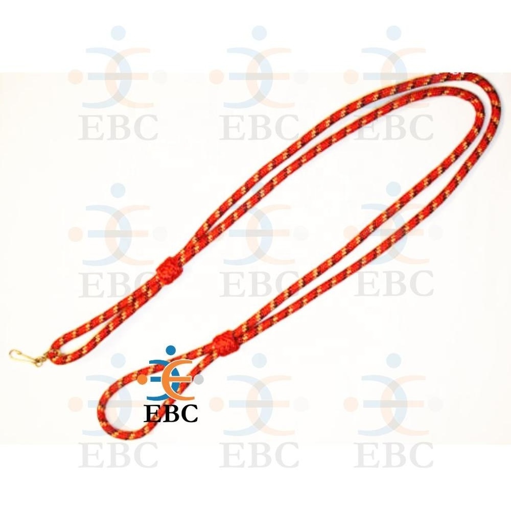 Ceremonial Whistle Cord Braided Lanyards & Shoulder Cords Plaited or Plain Round Cord Machine Made or Handmade with Metal Hook