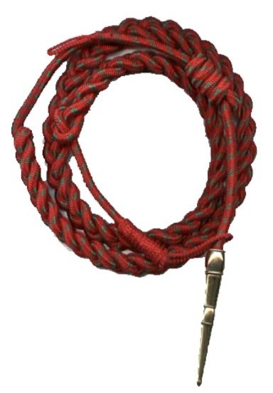 OEM Corded & Plaited Lanyard Wholesale Dress Cord Custom Uniform Shoulder Cord Synthetic Fibers and Natural Fibers Made Textile