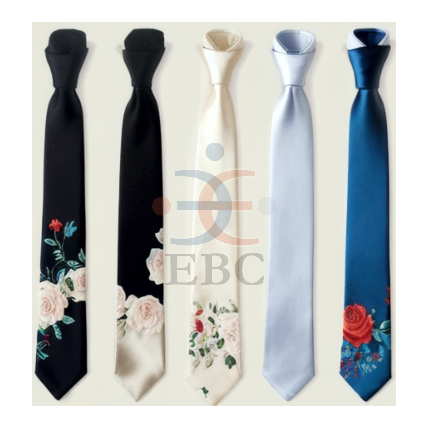 Custom Logo Polyester Glossy Silk Sublimation Neckties for Men Child Printed Novelty Male Skinny Men Ties