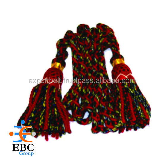 OEM Bagpipe Silk Drone Cords Manufacturer Highland Bagpipe Uniforms Cords Embroidered Bullion Wire Uniforms Banners Cords