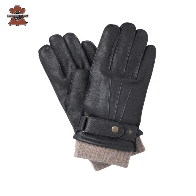 Genuine Leather Goat Skin Brown Color Soft Fashion Customized Gloves Leather gloves from Pakistan