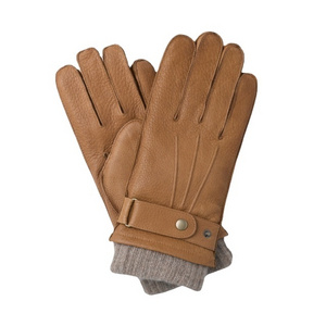 Genuine Leather Goat Skin Brown Color Soft Fashion Customized Gloves Leather gloves from Pakistan