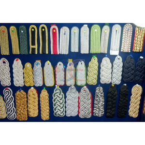 Wholesale Epaulette Shoulder Boards OEM General Shoulder Board Customized Corded Shoulder Boards Pilot Officer Uniform Epaulette