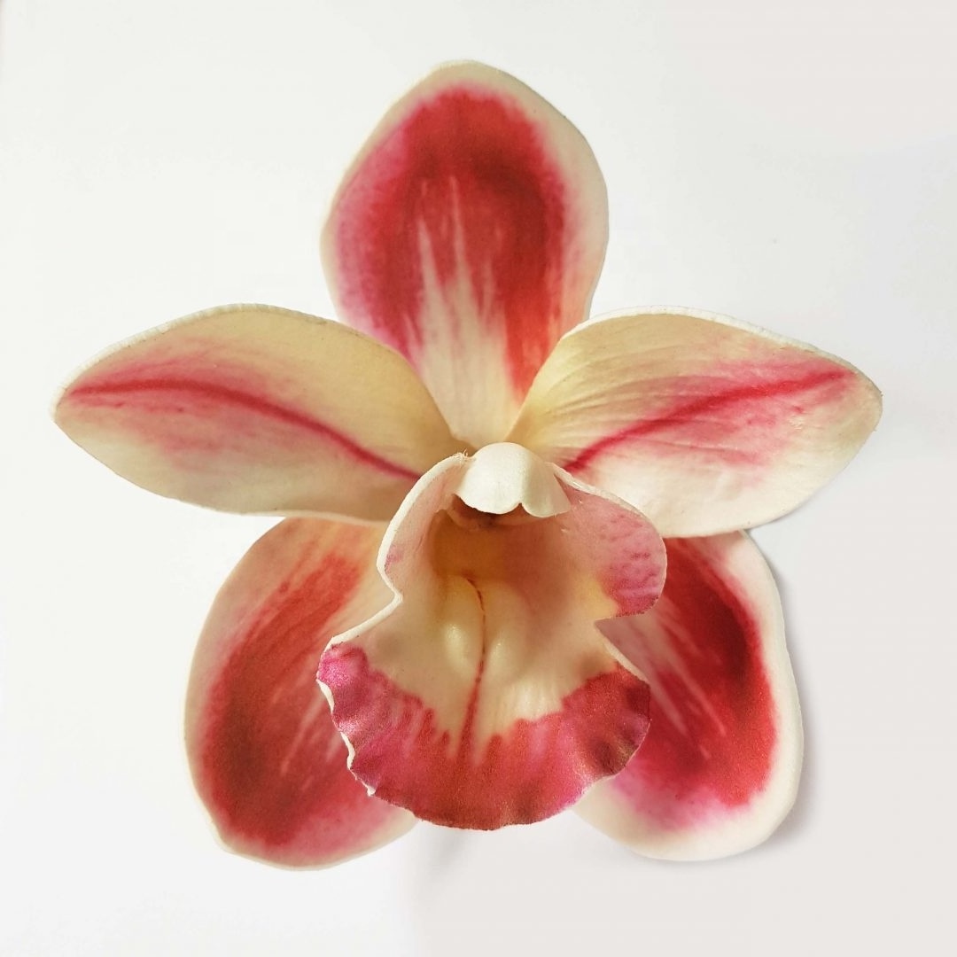 Handmade eva foam flower artificial flower cymbidium high quality for decoration and hair accessories.