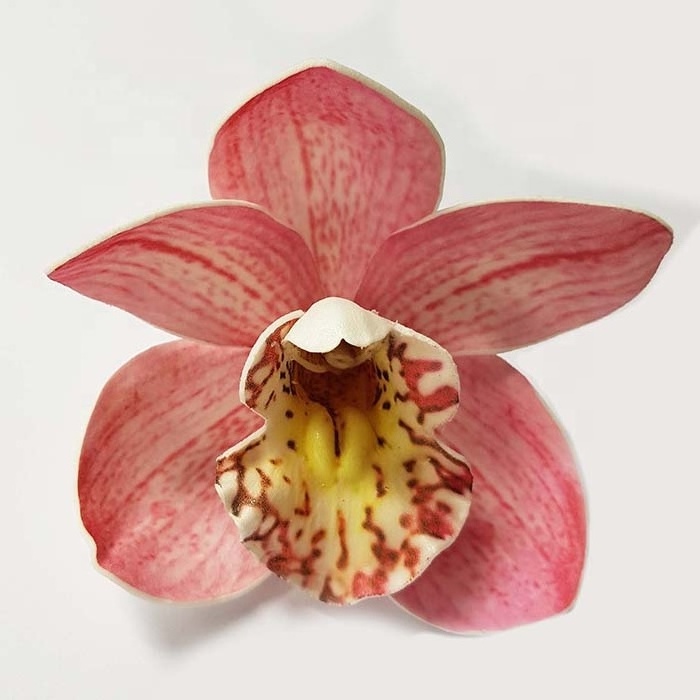 Handmade eva foam flower artificial flower cymbidium high quality for decoration and hair accessories.