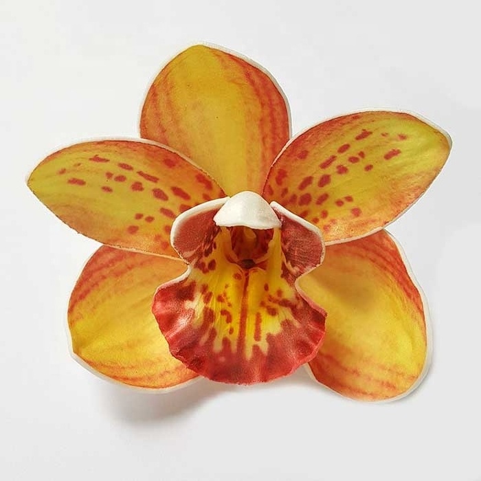 Handmade eva foam flower artificial flower cymbidium high quality for decoration and hair accessories.