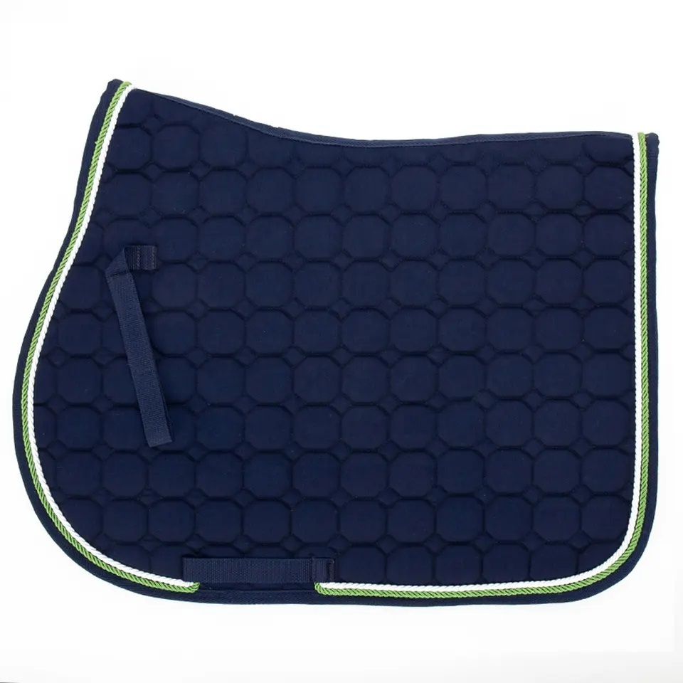 All Purpose Horse Riding Cotton Show Quilted Saddle Pad New Horse Saddle Numnah Pad Equestrian Riding Pad White