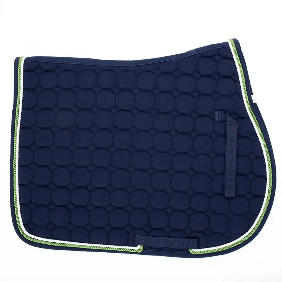 All Purpose Horse Riding Cotton Show Quilted Saddle Pad New Horse Saddle Numnah Pad Equestrian Riding Pad White