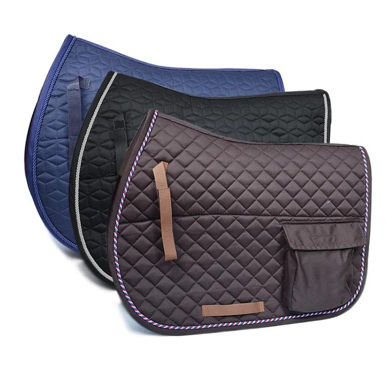 Custom Made Riding Dressage Horse Saddle Pads Wholesale Fashion Stylish Horse Products custom design saddle pads