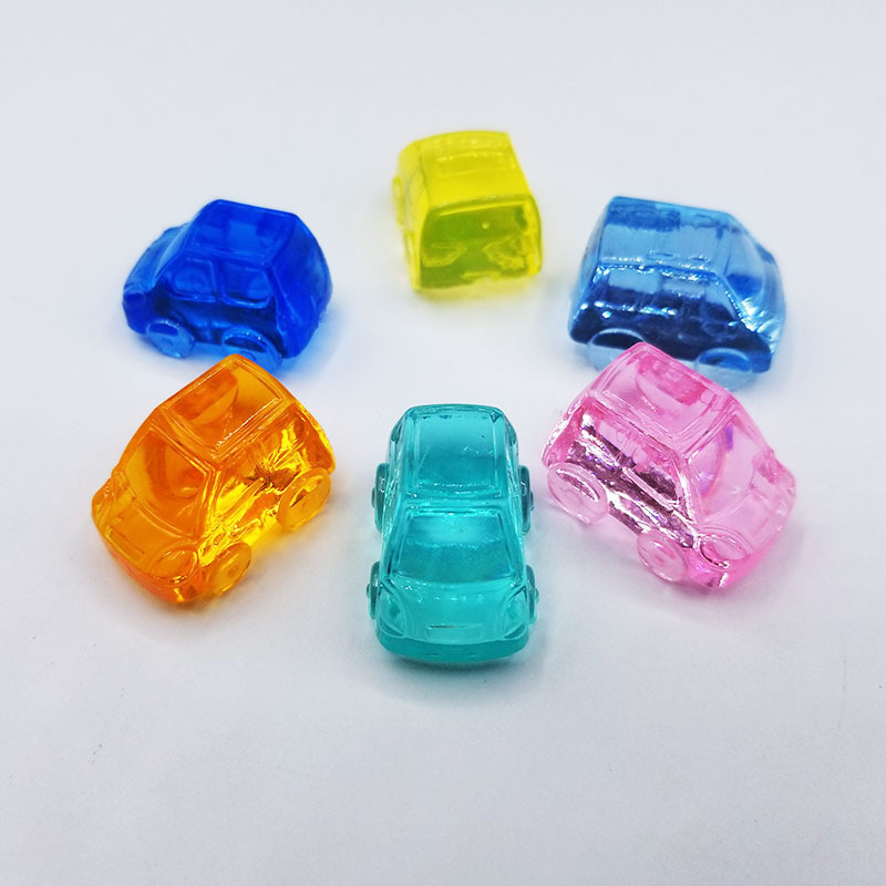 Acrylic Gems Clear Ice Rocks Kid Party Decoration Toy Car Shape Diamond Gem Vase Fillers Party Table Scatter Wedding Display