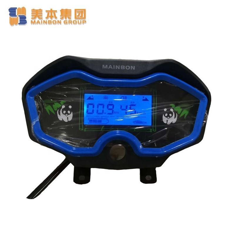 Motorcycle Electric Tricycle Rickshaw Bicycle Speed LED Meter instrument indicator