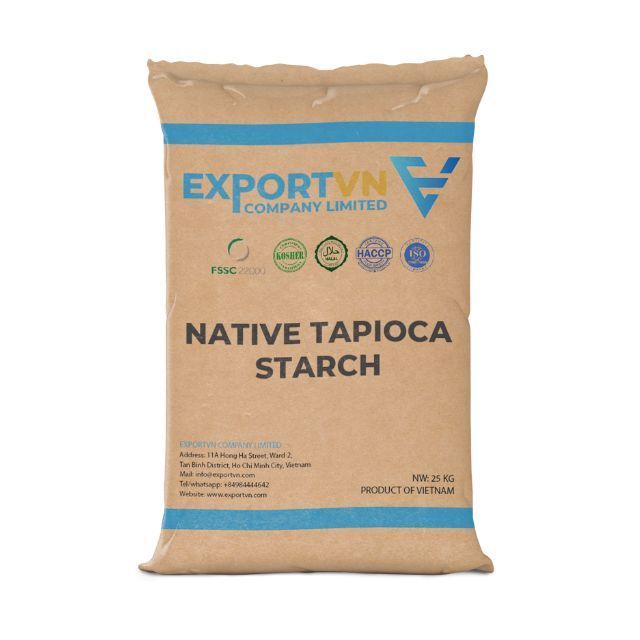 High Quality Native Tapioca Starch Flour For Tapioca Pearl Bubble Tea Manufacturer Made in Vietnam