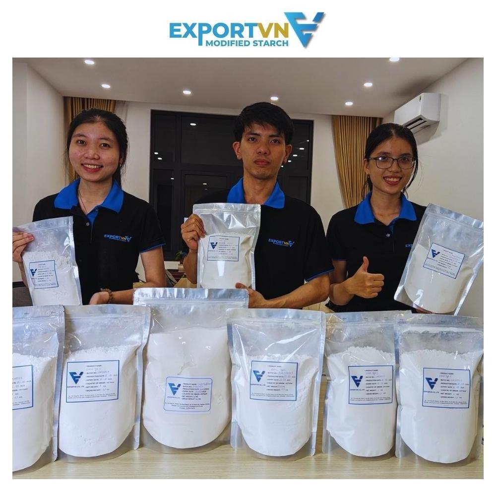 EXPORTVN Factory E1414 Pregelatinized Starch Tapioca Starch For Canned Food Paper Bag 25kg 50kg With Halal Kosher FSSC