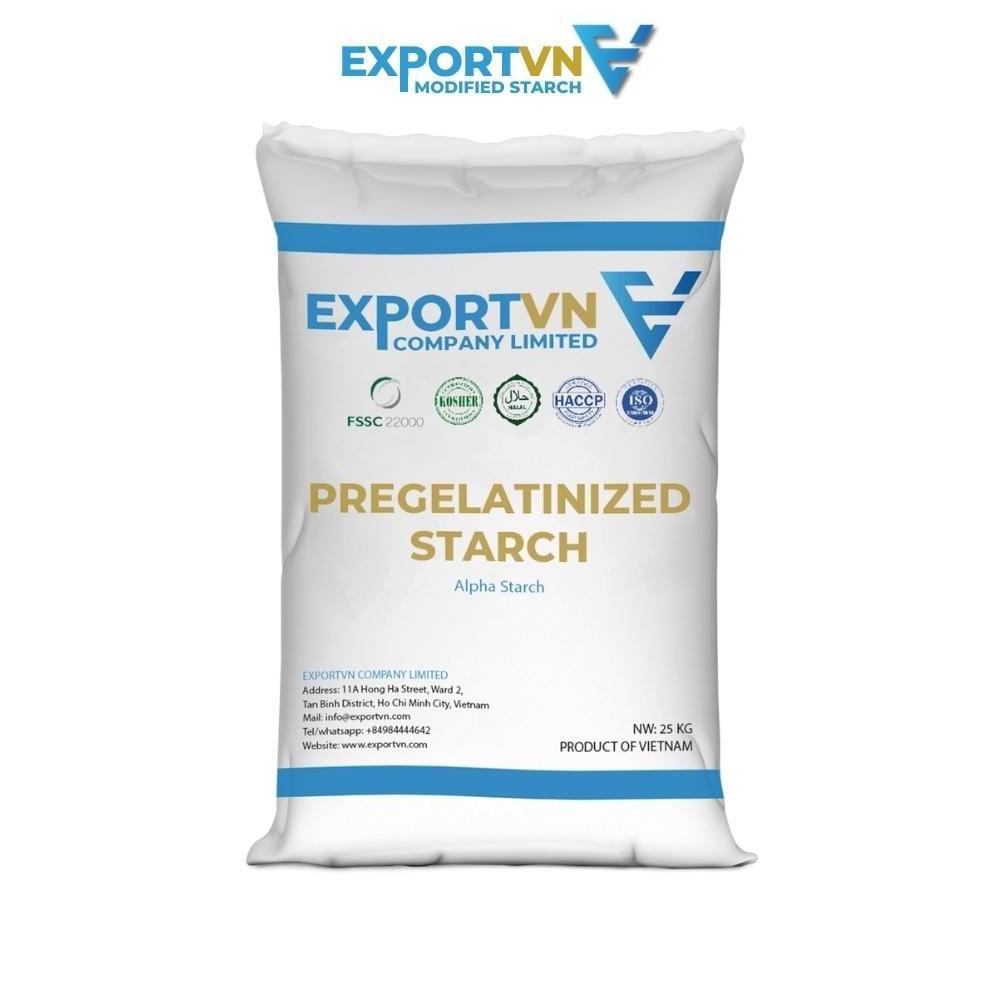 Pregelatinized Starch For Coated Peanuts From EXPORVN BRC Halal Certificate