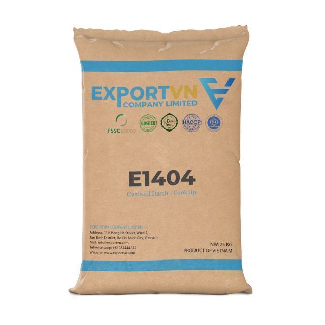 White Fine Powder E1404 Modified Tapioca Starch For Cardboard Paper Designed Packing Paper Bag 25kg VIET NAM