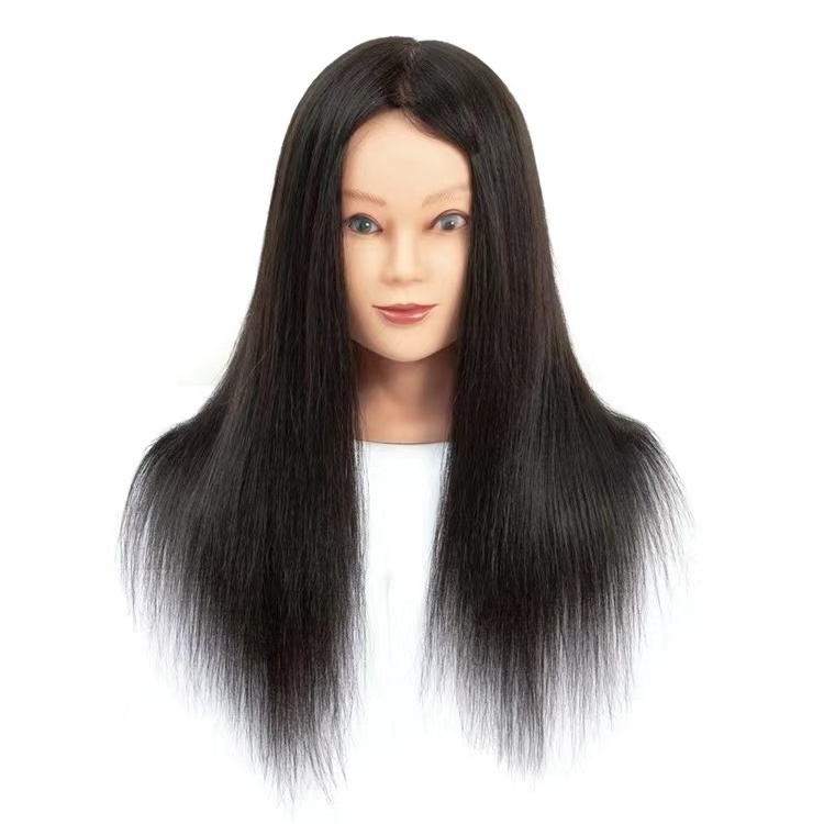 Factory Wholesale Price Real Human Hair Training Mannequin Head Hairdresser Training Heads