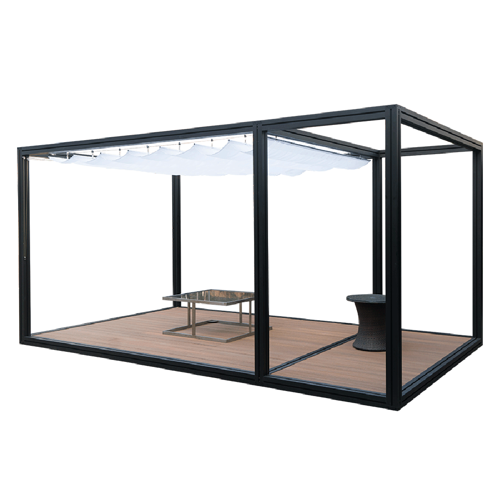 Gazebo Sunroom Aluminum Small Gazebos In Patio Gardenline Sides Bar For Sale Canopy Outdoor Aluminio Garden Pergola With Roof