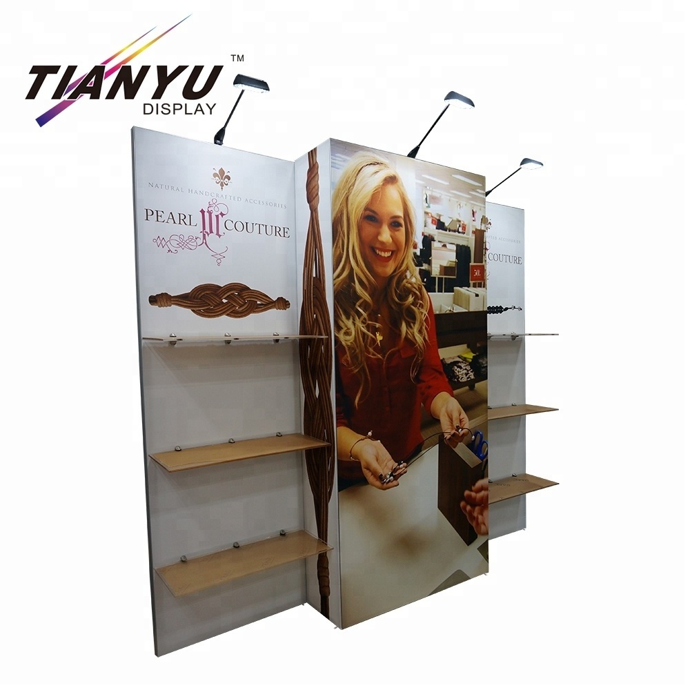 Portable 20ft 30ft Aluminum Modular Standard trade show exhibition Booth Display Stand