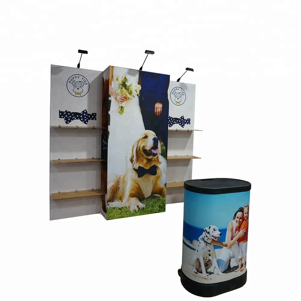 Portable 20ft 30ft Aluminum Modular Standard trade show exhibition Booth Display Stand