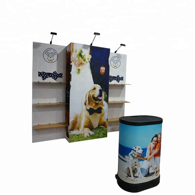 Portable 20ft 30ft Aluminum Modular Standard trade show exhibition Booth Display Stand