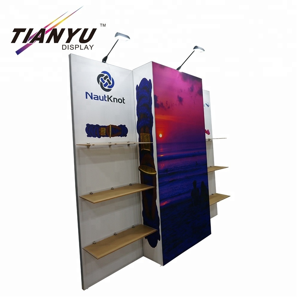 Portable 20ft 30ft Aluminum Modular Standard trade show exhibition Booth Display Stand