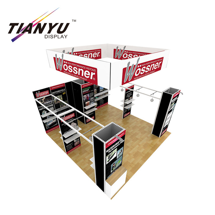 Trades Related Equipment Aluminum 3x3 Fair Stand Exhibition Booth Design