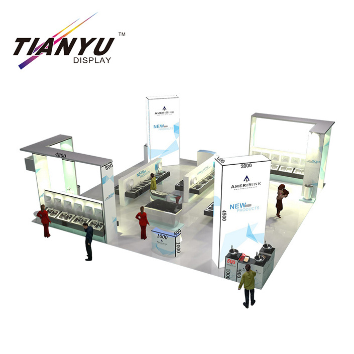 Trades Related Equipment Aluminum 3x3 Fair Stand Exhibition Booth Design