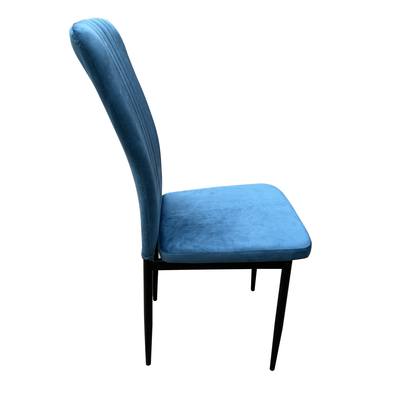 Factory Wholesale Modern Custom French Bistro Dinner Chair Comfortable Upholstered Fabric Velvet Dining Chair for Restaurant