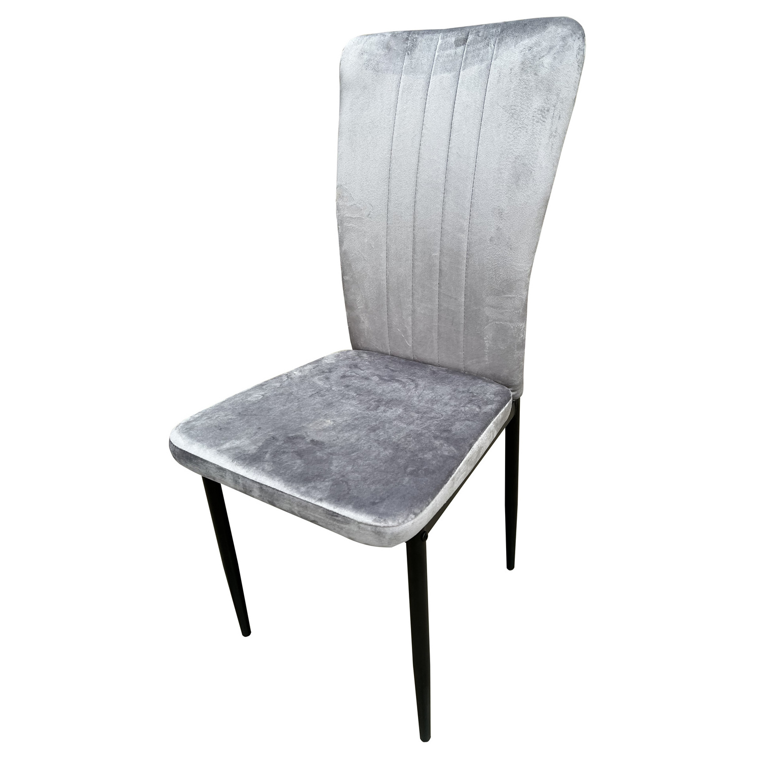 Factory Wholesale Modern Custom French Bistro Dinner Chair Comfortable Upholstered Fabric Velvet Dining Chair for Restaurant