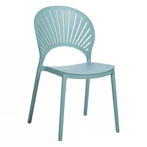 Dinning Room Furniture Sillas Plasticas Chaise Colored PP Modern Cheap Wholesale Monoblock Seat Chairs Stackable Plastic Chair