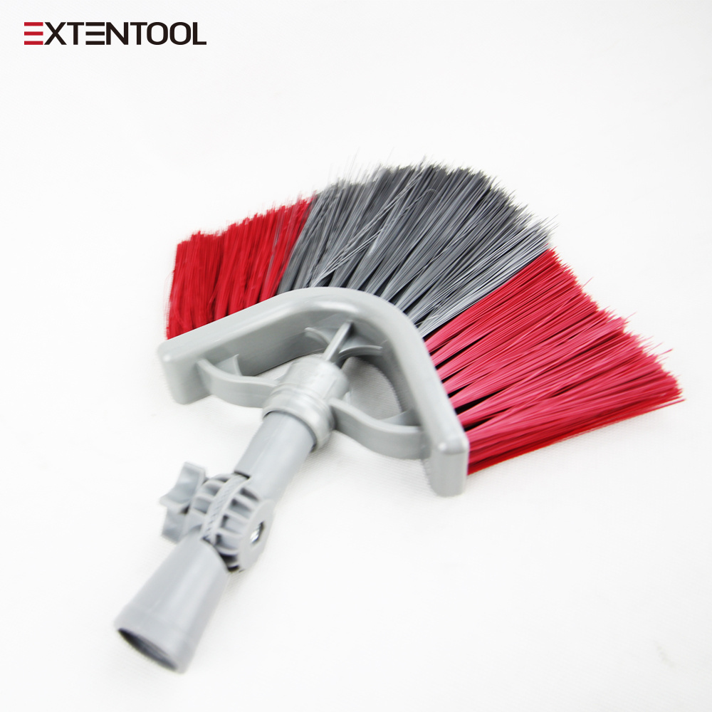 Extenclean extension long stick ceiling cleaning brush with aluminum telescopic pole from chian supplier