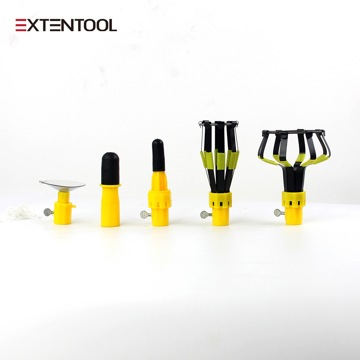 Exten-hiclean long handle light bulb changer locking adjustable pole lightweight extension pole