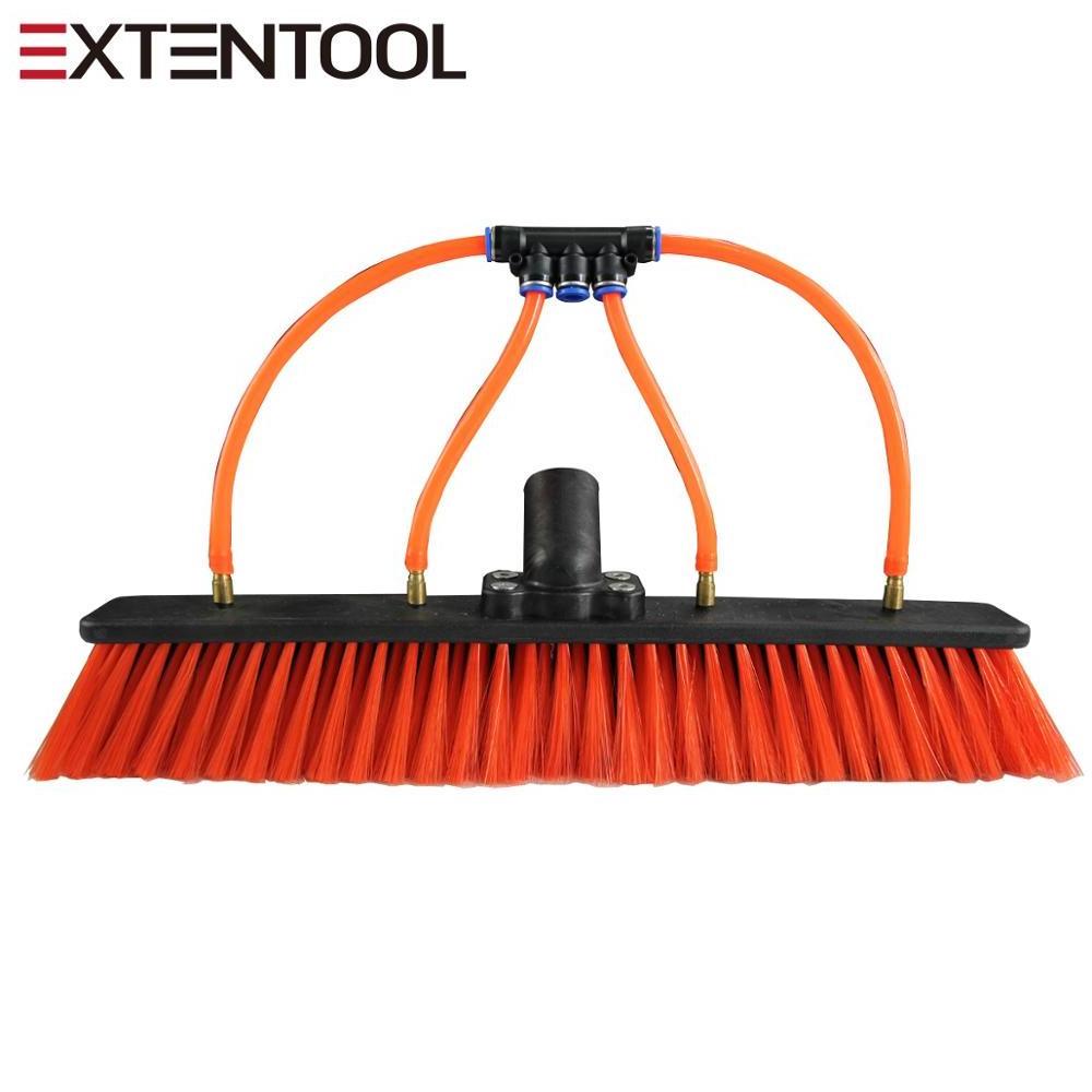 Extenclean long handle solar panel water cleaning brush with 20 feet telescopic adjustable pole for washing from China