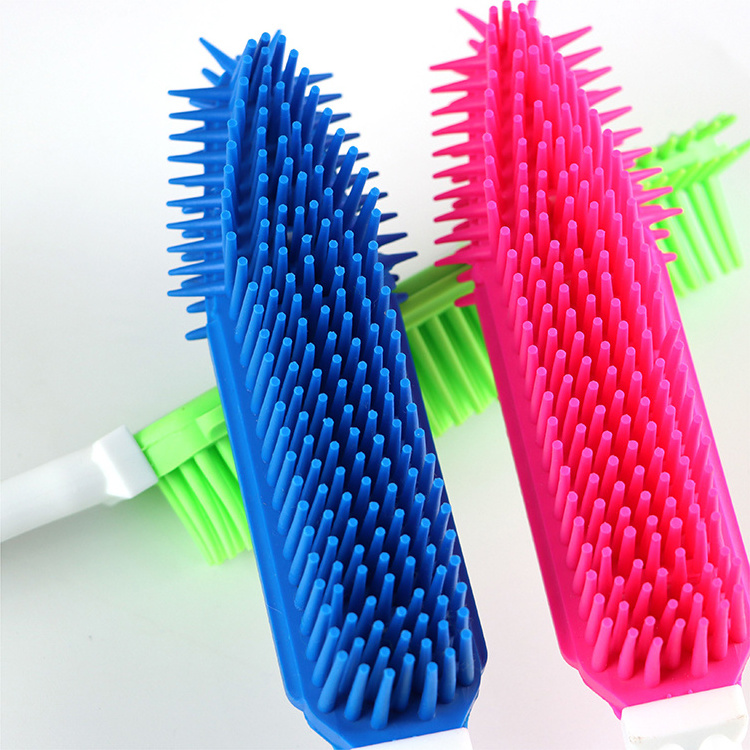 Pet Hair Remove Brush Detailing Portable Dogs Cats Hair Lint Remover Brush Rubber Massage Brush clean Carpet