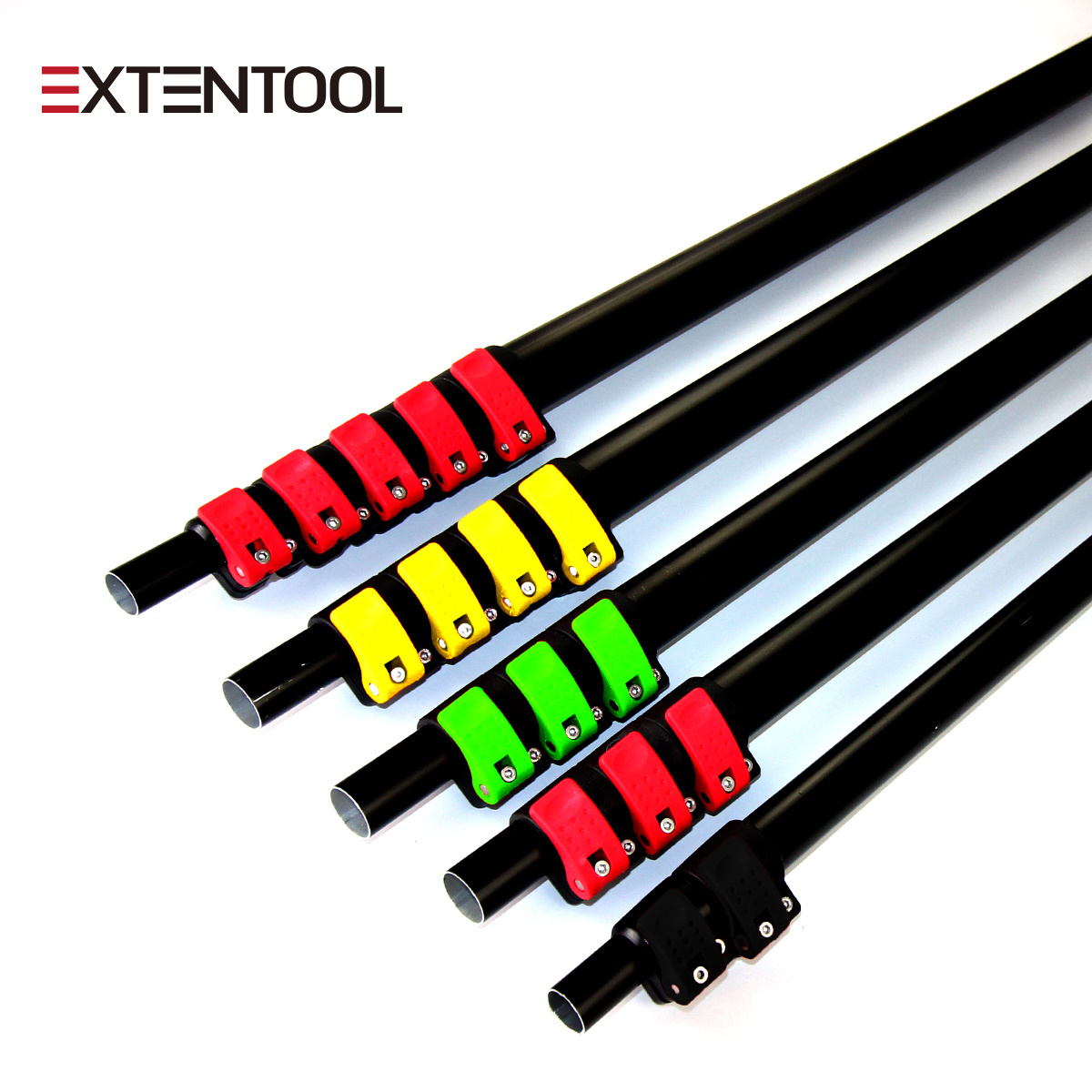 Long Paint Roller Extension Pole Multi Purpose Telescopic Extension Pole Lightweight Sturdy Extendable Pole for Painting