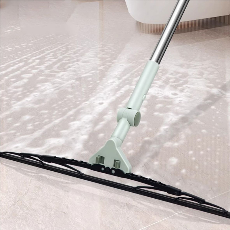 New Style floor scraper wiper rubber water curved squeegee for bathroom tile cleaning tool