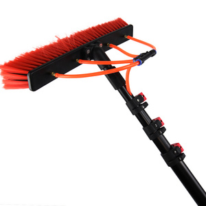 Extenclean long handle solar panel water cleaning brush with 20 feet telescopic adjustable pole for washing from China