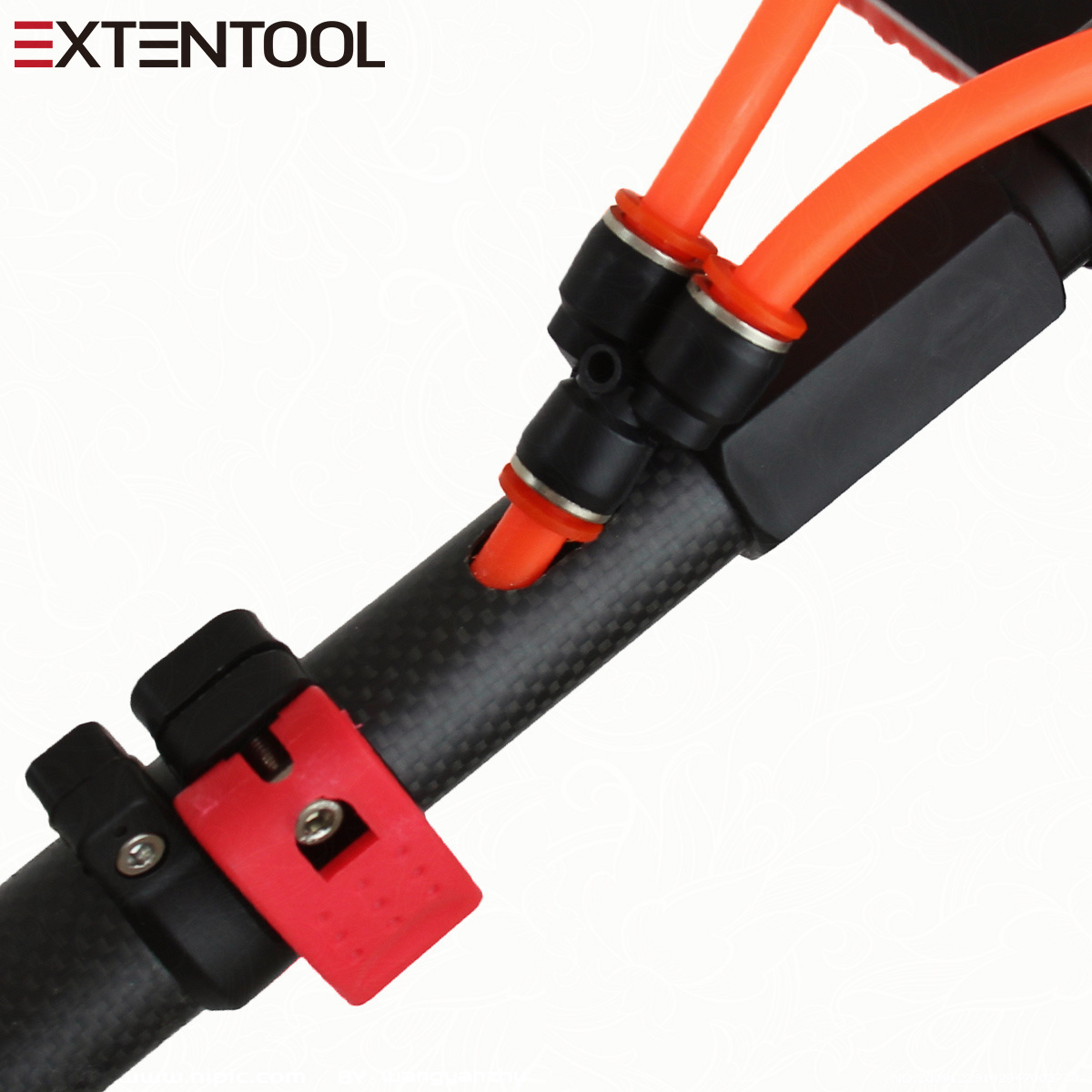 Extentool window cleaning pole clamps telescopic water fed brush for washing windows China supplier