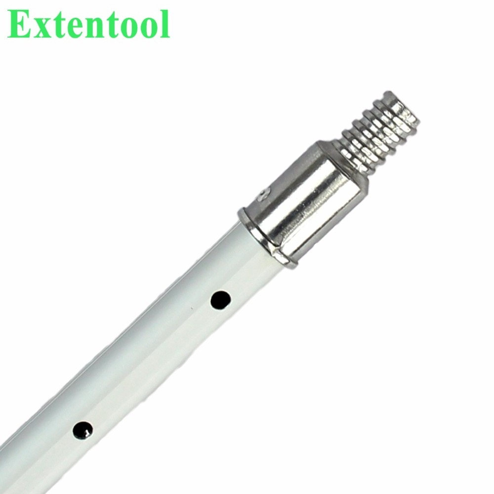 Extentool Fiberglass/aluminum extendable telescopic rod with spring mechain locking