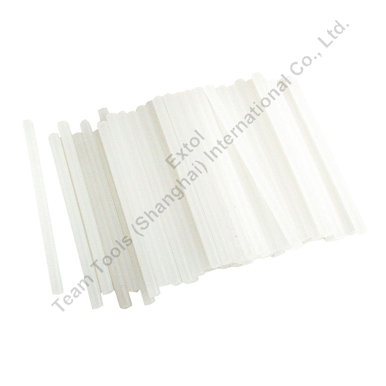 9901A EXTOL 1Kg 11x200mm Transparent Elastic Viscosity High Hot Melt Glue Stick for Packing