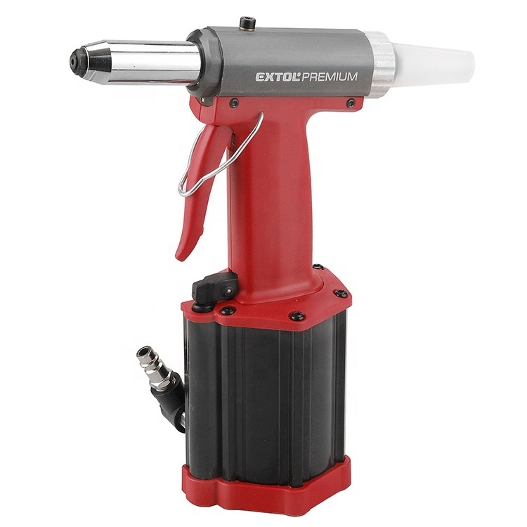 8865070 EXTOL Premium Stroke 18mm Sturdy Aluminum/Steel /Stainless steel Pneumatic Rivet Gun Pneu Air Riveter