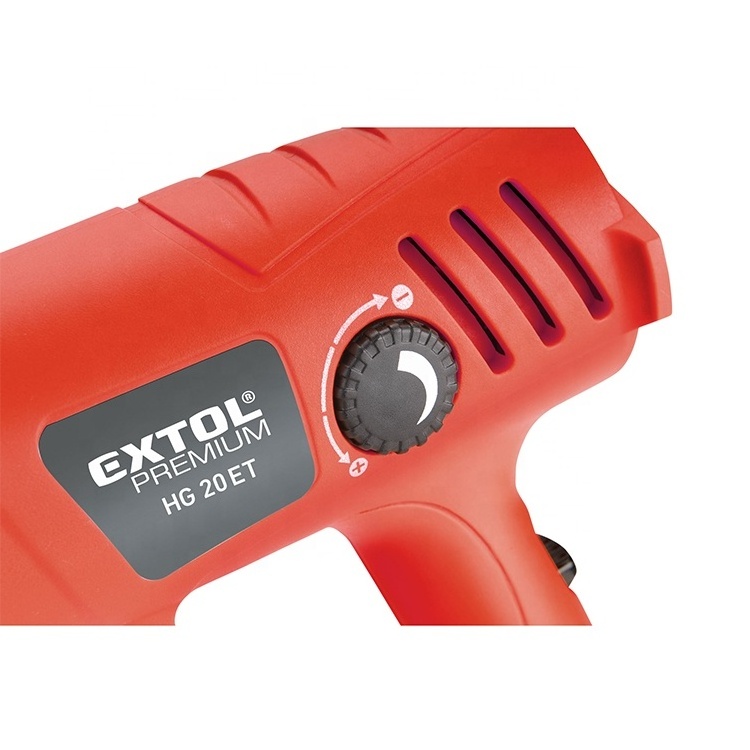 8894801 EXTOL 230V 2000W Light Comfortable Hot Air Gun/ Heat Gun with Continuous Temperature Control