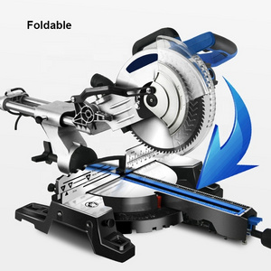 Bevel Sliding Compound Electric Miter Saw 10Inch and 12 Inch (0- 45 degree) for Cut Wood, PVC or Soft Metal Cutting  Off Machine