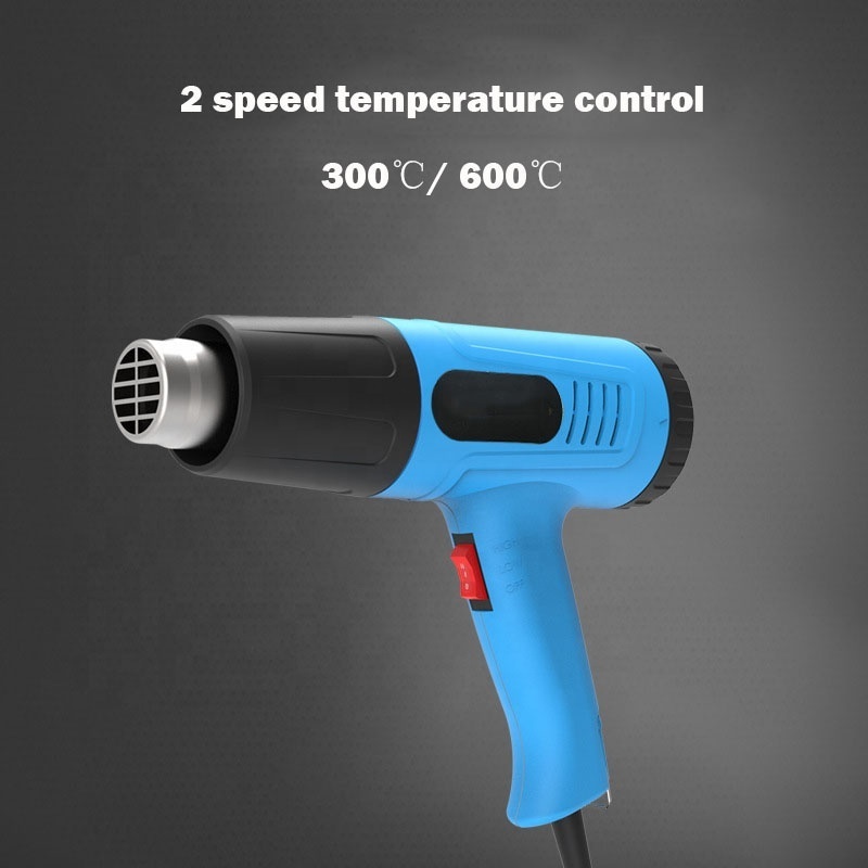 2000W hot air gun Dual Temperature Settings for Crafts Stripping Paint Shrinking Tube and PVC Handheld Heat gun machine