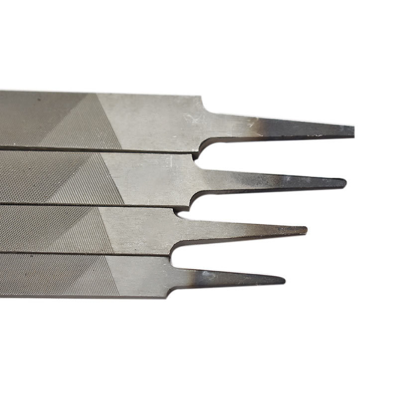 Metal Steel File Set Tools Includes Flat/Half-round/Round/Triangle/Square Large File 5PCS for Woodwork/Metal/jeweler/Plastic