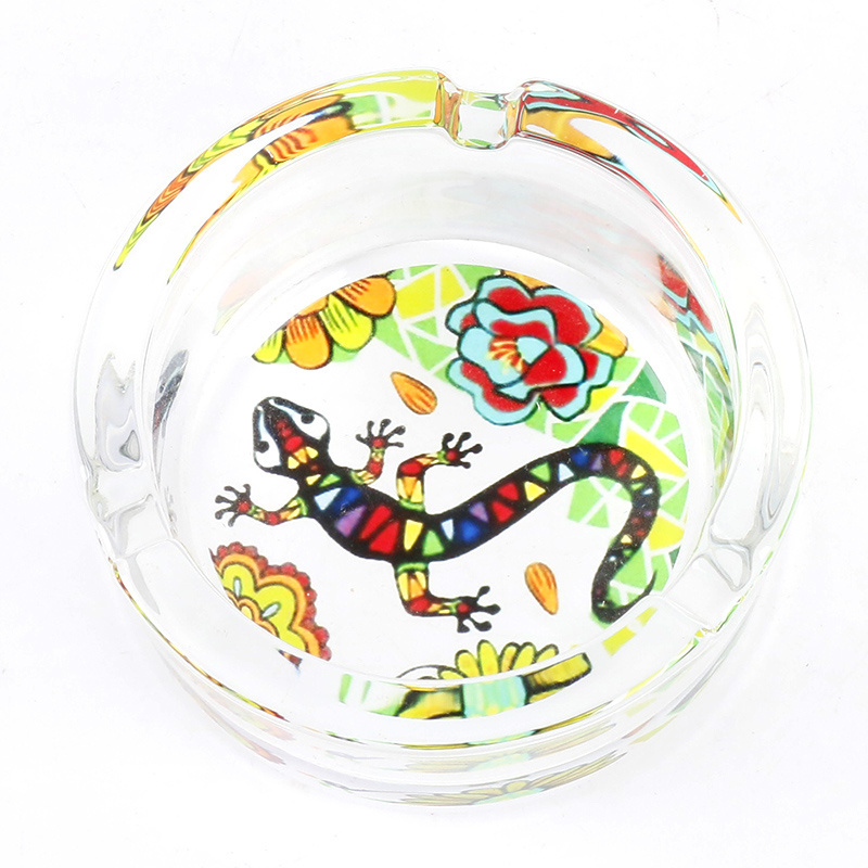 Glass Ashtrays for Cigarettes Portable Decorative Modern Ashtray Fancy Cute Cool Glass Ash Tray