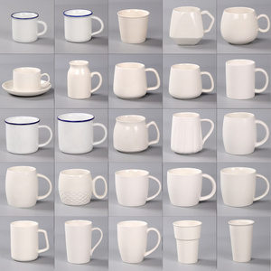 Competitive Price Colorful Various Shaped Universal Ceramic Coffee Mugs With Decal