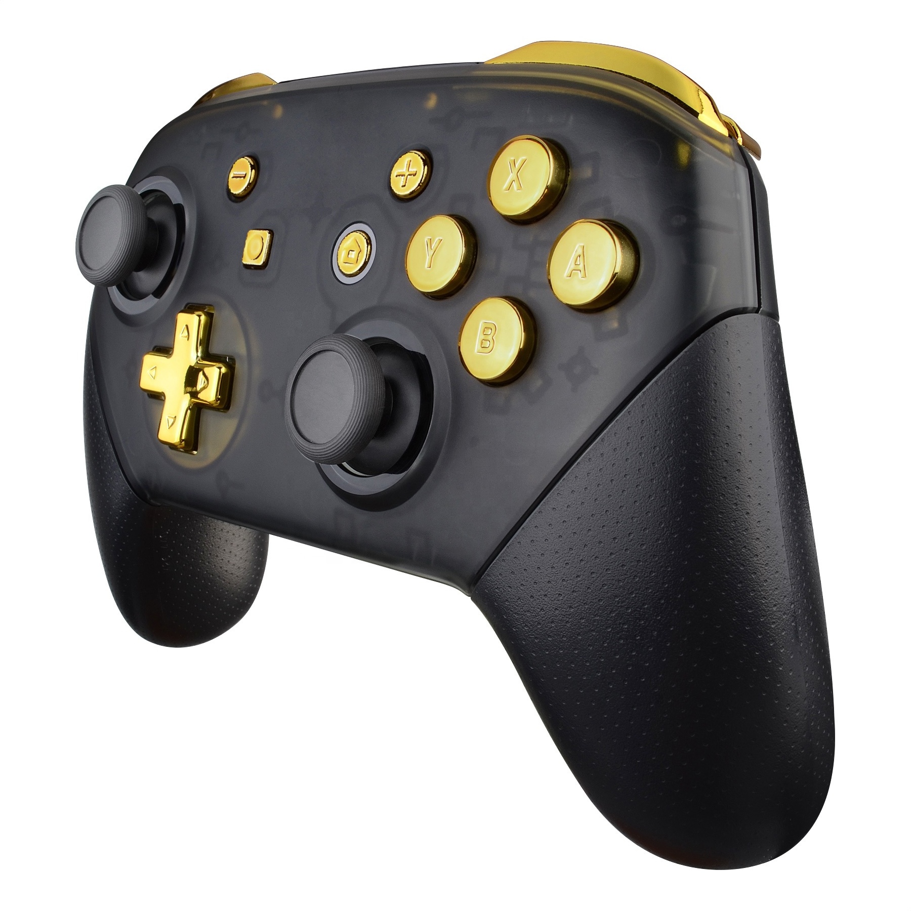 NS Pro Joystick Gold ABXY +Dpad+L +R +ZR +ZL +Trigger Buttons Gamepad Button Kit Mod For Nintendo Switch  Pro Controller