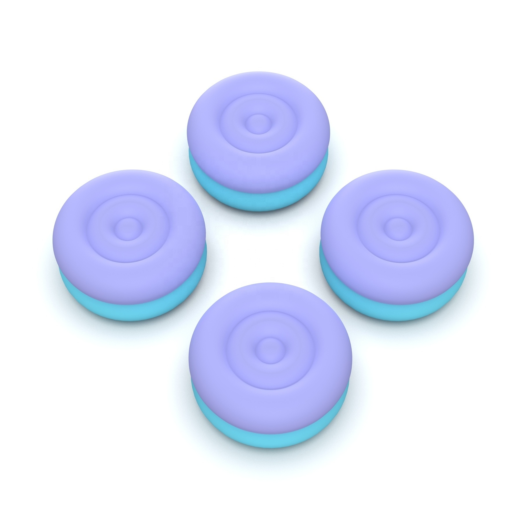 PlayVital Thumbs Cushion Caps Joystick Cover Silicone Thumb Grips For PS5/ PS4/ Xbox/ NSP Controller