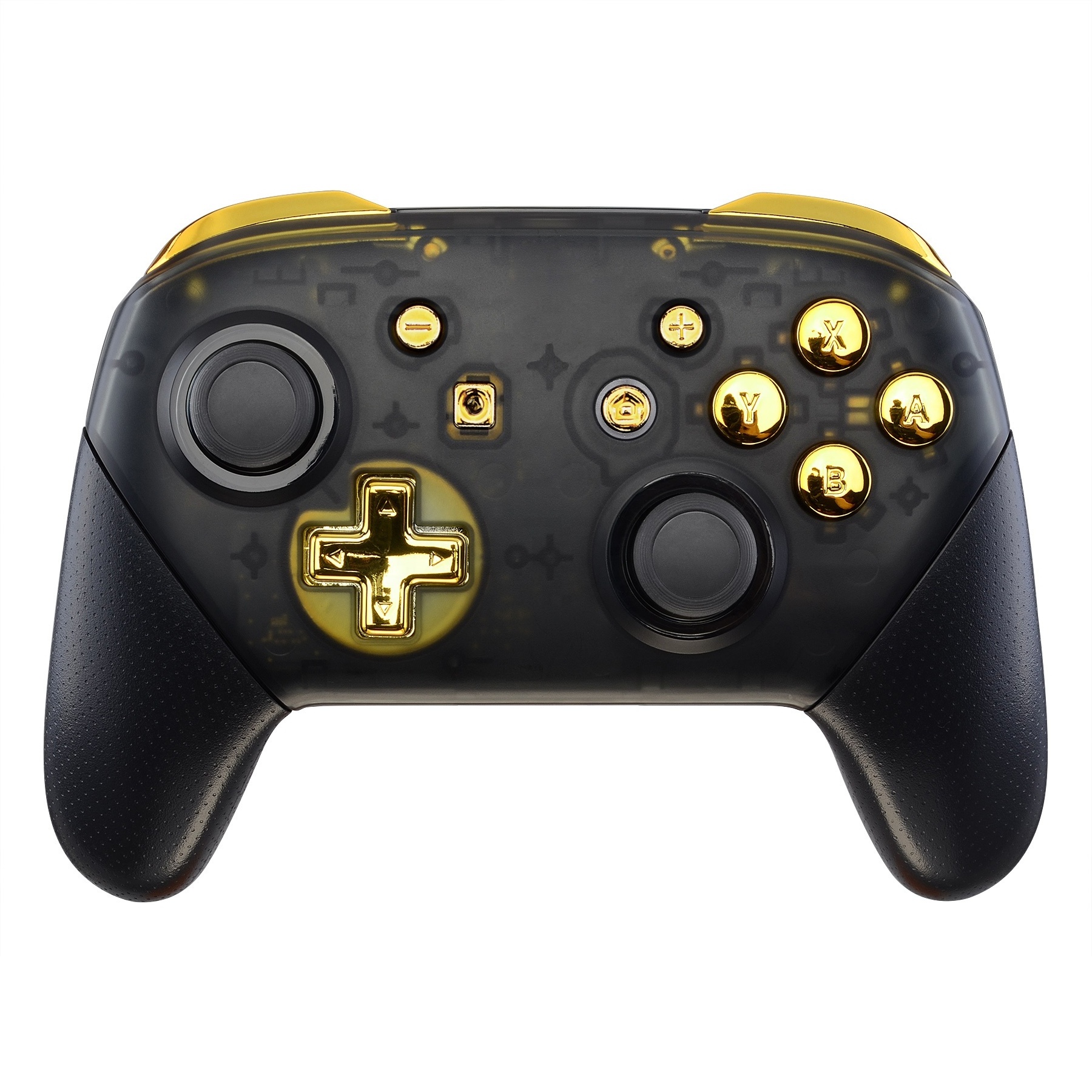 NS Pro Joystick Gold ABXY +Dpad+L +R +ZR +ZL +Trigger Buttons Gamepad Button Kit Mod For Nintendo Switch  Pro Controller